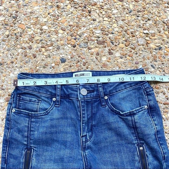 William Rast Justin Timberlake Perfect Ankle Skinny Zipper Jeans Size 25 - Picture 4 of 13